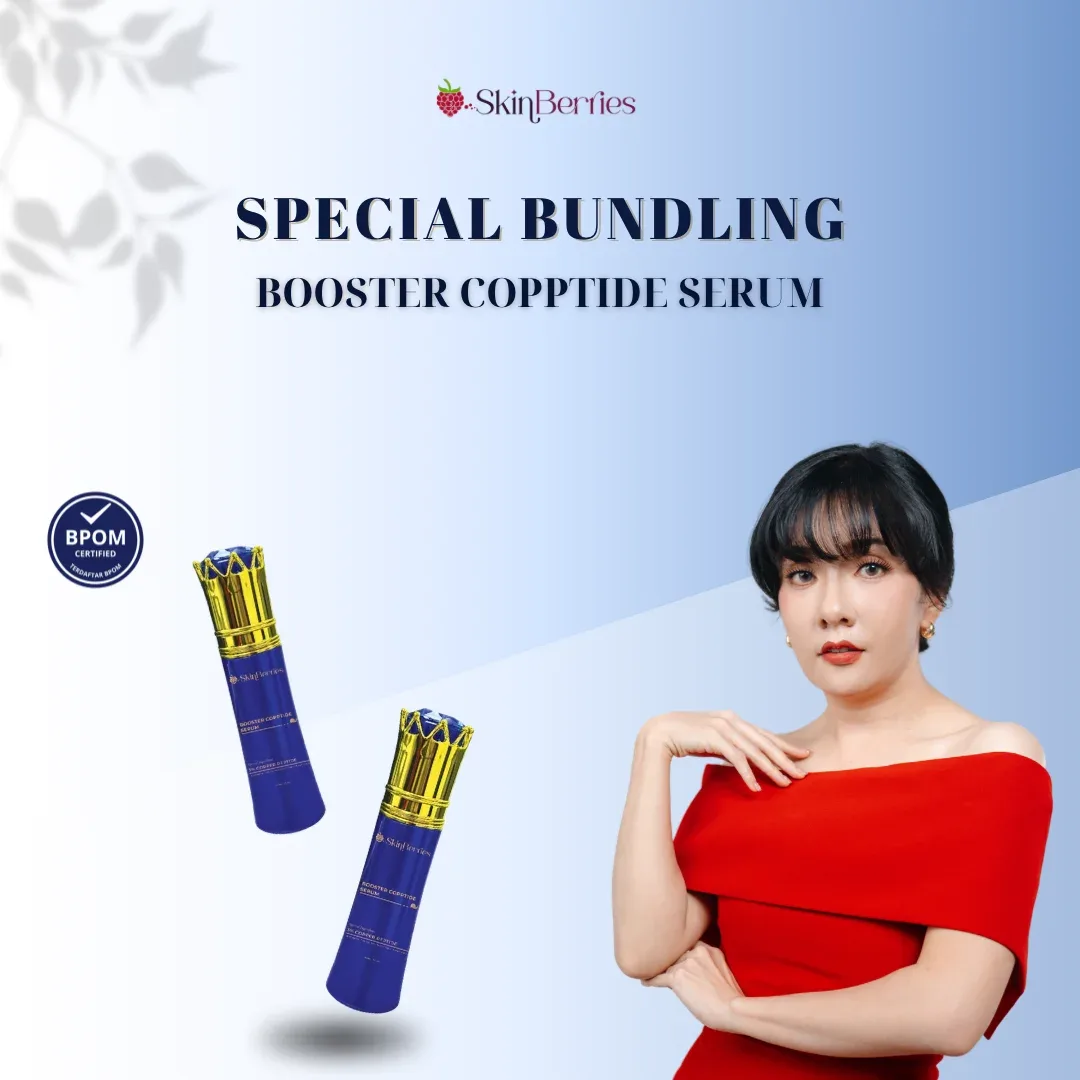 (Bundling - Isi 2) Skinberries Booster Copptide Serum 3% (20 ml)