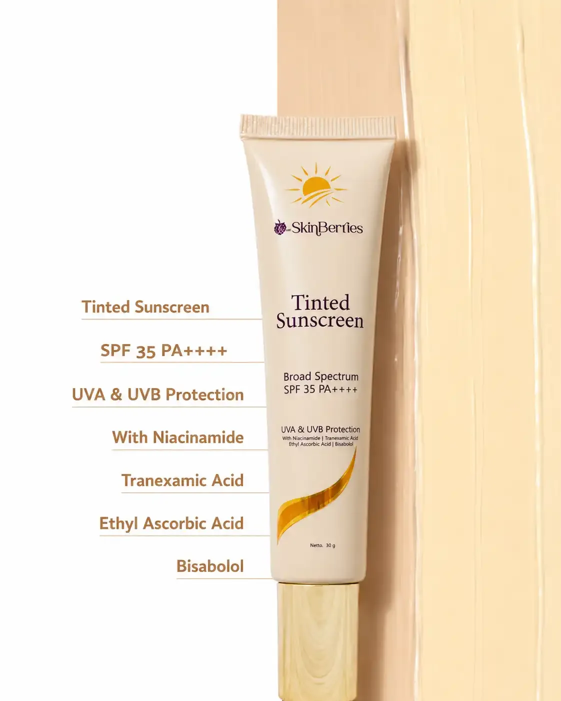 Tinted Sunscreen - Shade 01 Ivory Glow — foto 3